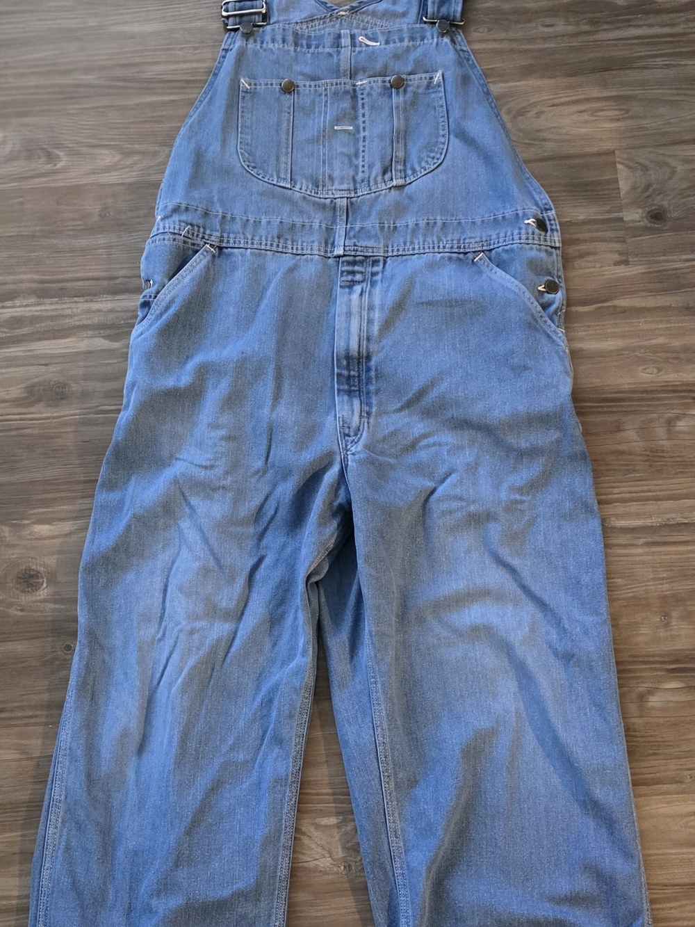 Vintage Mens Sears Roebuck & Co Jean Denim Bibs Overalls Custom Cropped